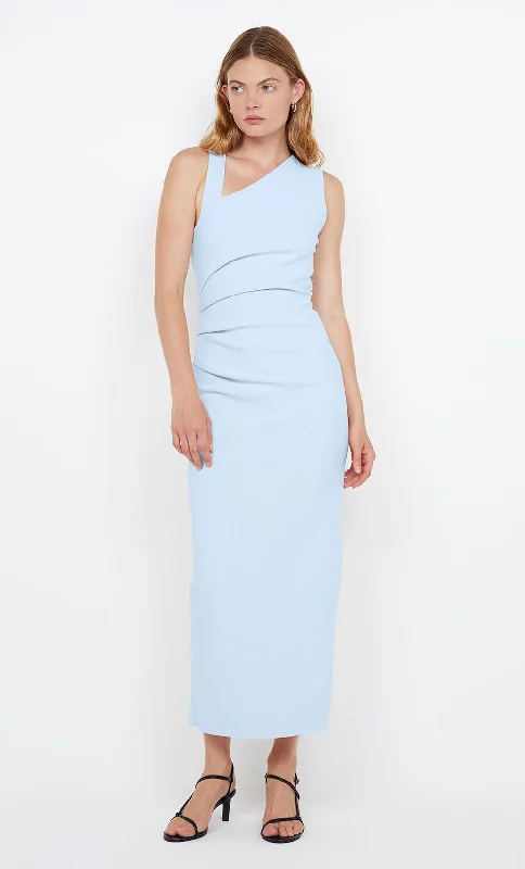 ladies-midi-dress-pearl-poise-LETTY MIDI DRESS - DUSTY BLUE