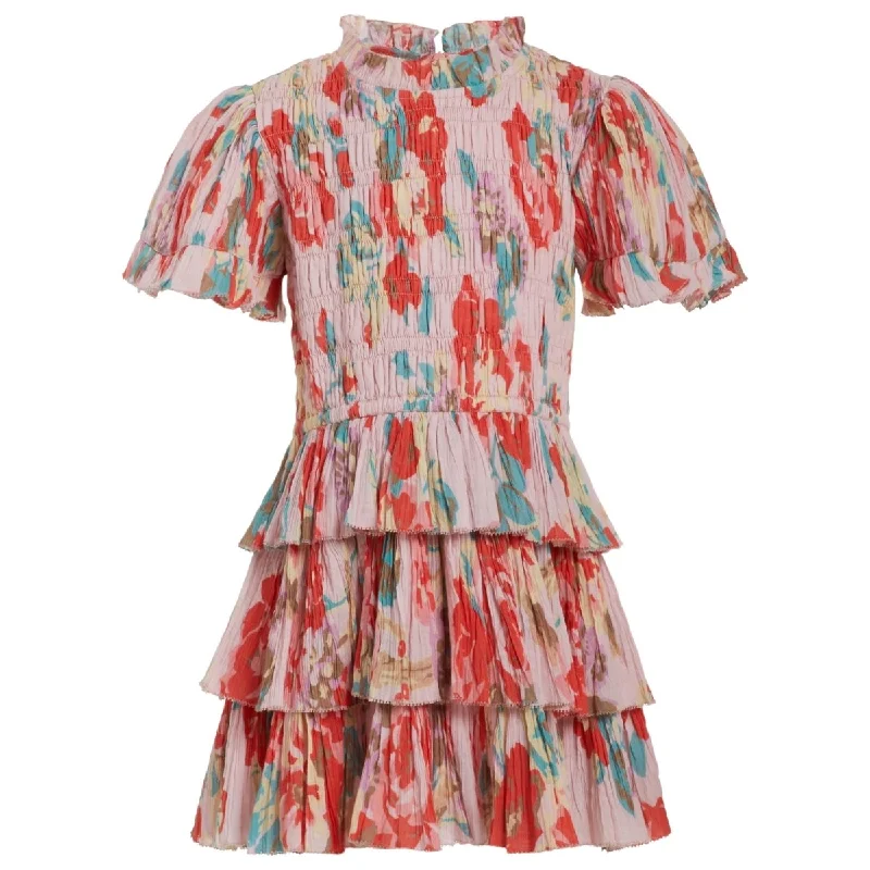 ladies-floral-dress-brunch-bloom-LANI FLORAL SMOCKED DRESS