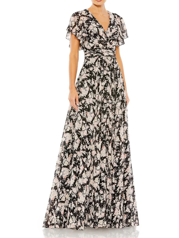 ladies-maxi-dress-pearl-petal-Womens Floral Maxi Evening Dress