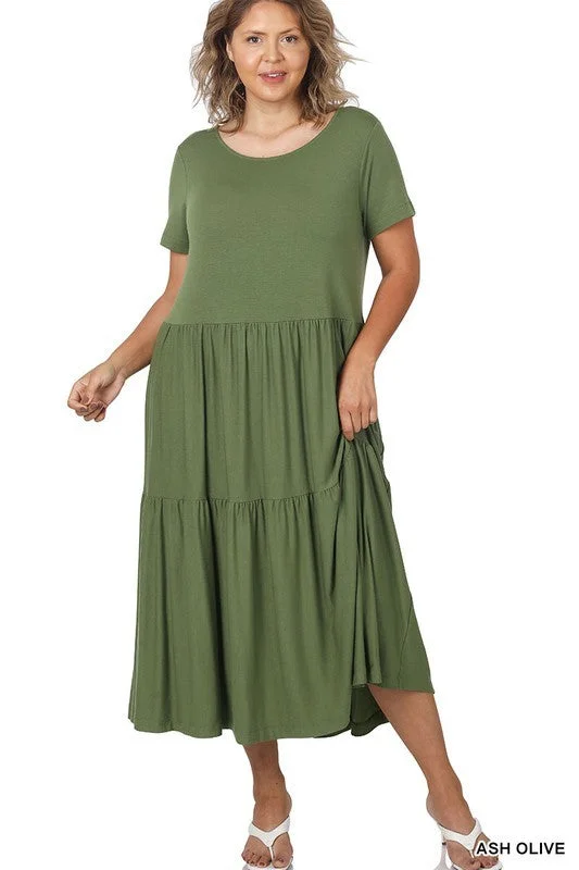 ladies-maxi-dress-open-back-opal-Spring Into Comfort Maxi Dress- Ash Olive