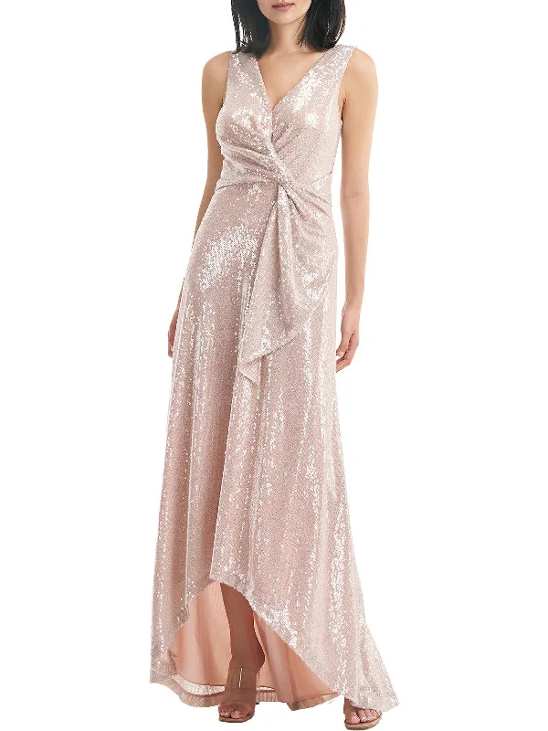 ladies-maxi-dress-sleeveless-sweep-Katrina Womens Sequined Maxi Evening Dress