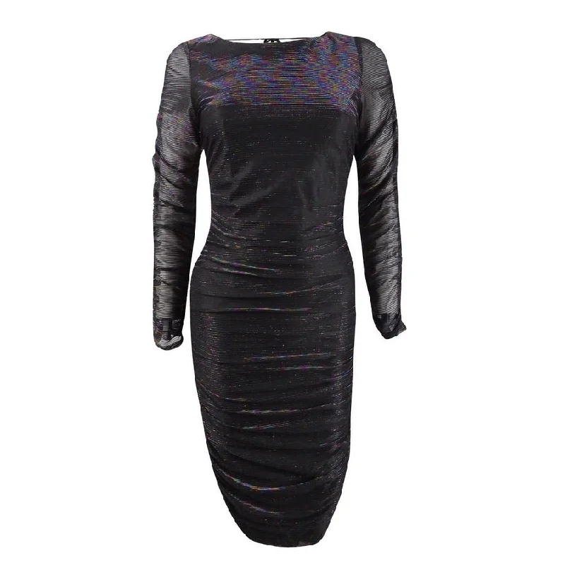 Women's bodycon dress band chic -Rachel Rachel Roy Women's Glitter Ruched Bodycon Dress