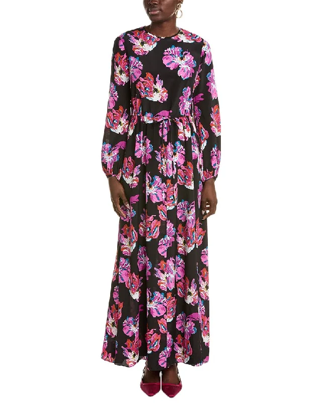 ladies-maxi-dress-limited-luster-Diane von Furstenberg Sydney Silk-Blend Maxi Dress