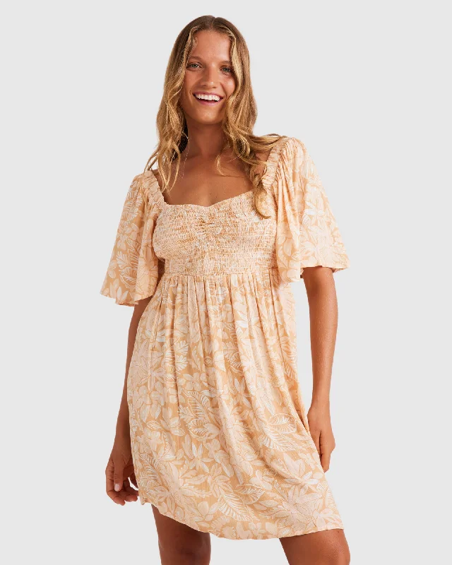 Women's mini dress gap glow -Womens Golden Dawn Mini Dress