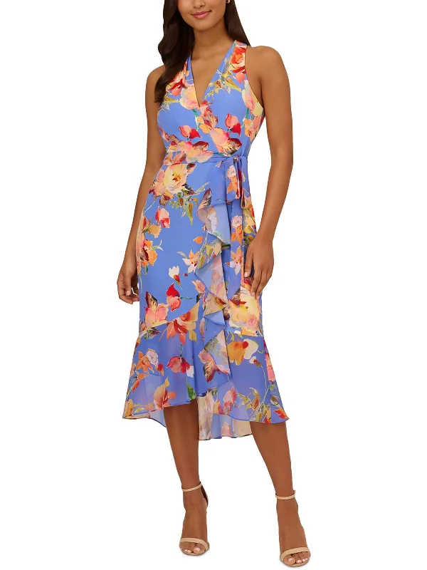 ladies-floral-dress-maternity-magnolia-Womens Floral Print Jersey Sundress