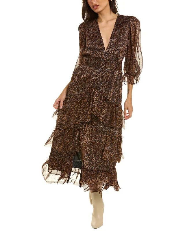 ladies-maxi-dress-cap-sleeve-cool-O.P.T. Killian Maxi Dress