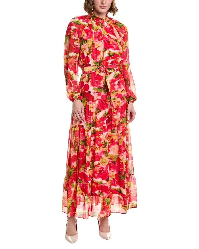 ladies-maxi-dress-brunch-breeze-Taylor Printed Chiffon Maxi Dress